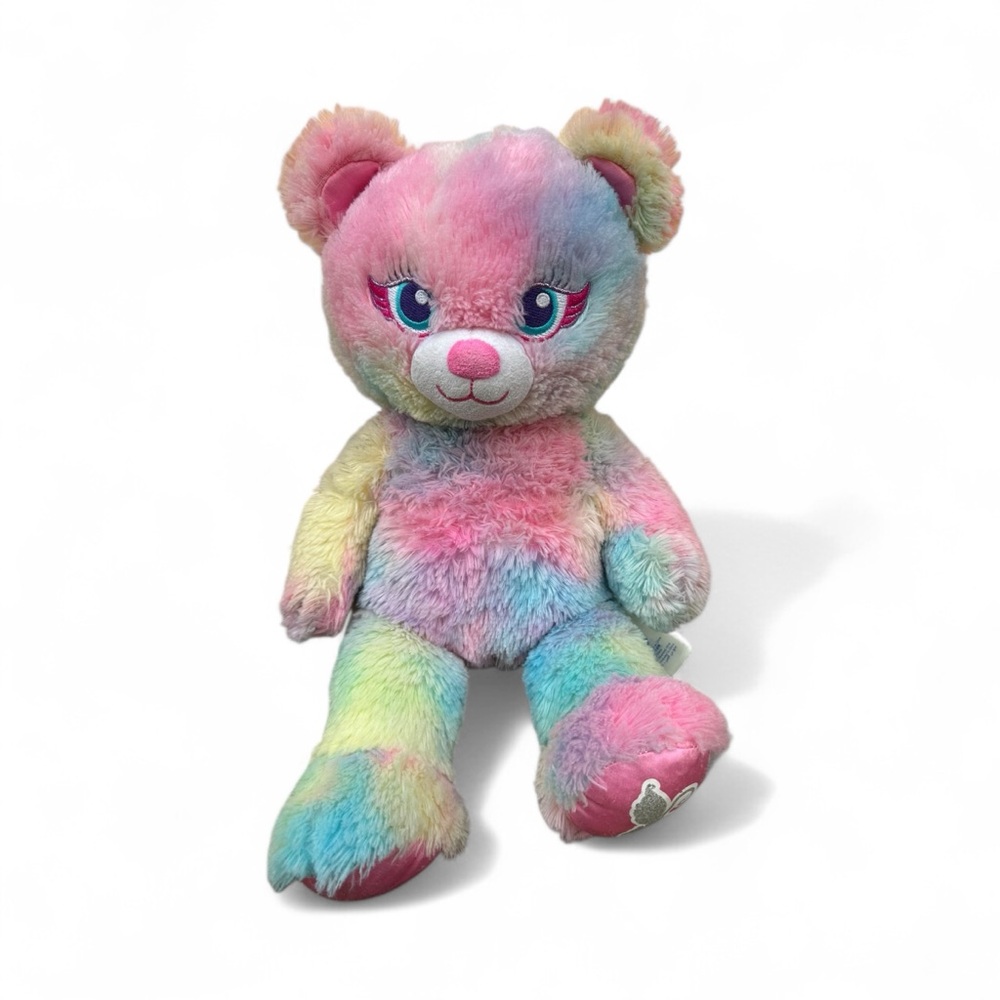 Build-A-Bear Rainbow Plush Teddy Bear